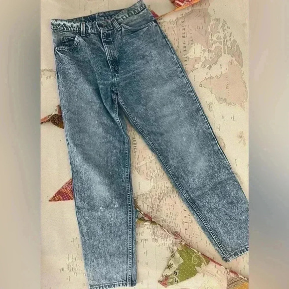 Levi’s 550 Vintage Orange Tab Stonewashed Jeans Made In USA 1960s 31X30 - Picture 1 of 11
